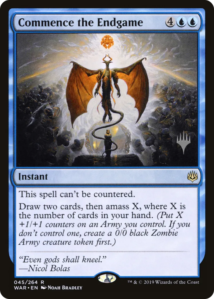 Commence the Endgame — War of the Spark Promos — Magic: The Gathering
