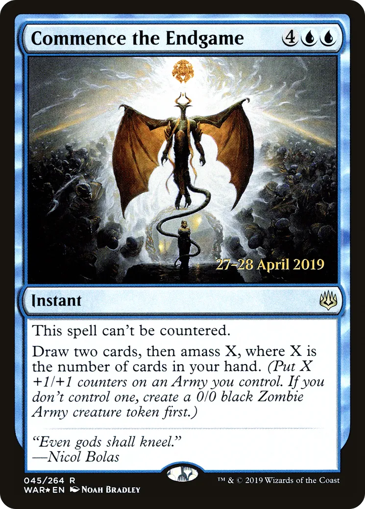 Commence the Endgame — War of the Spark Promos — Magic: The Gathering