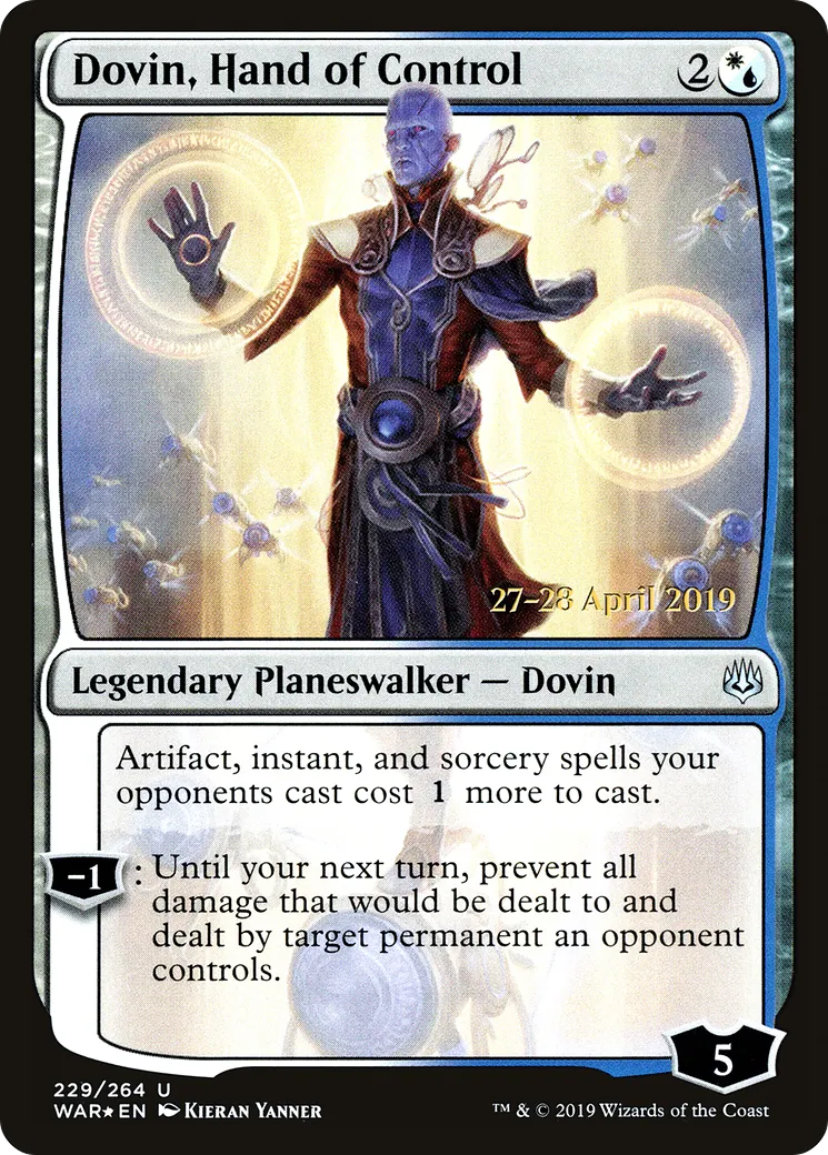 Dovin, autorité du contrôle — War of the Spark Promos — Magic: The Gathering