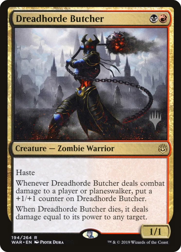 Dreadhorde Butcher — War of the Spark Promos — Magic: The Gathering