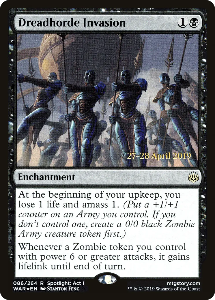 Dreadhorde Invasion from War of the Spark Promos - Magic: The Gathering