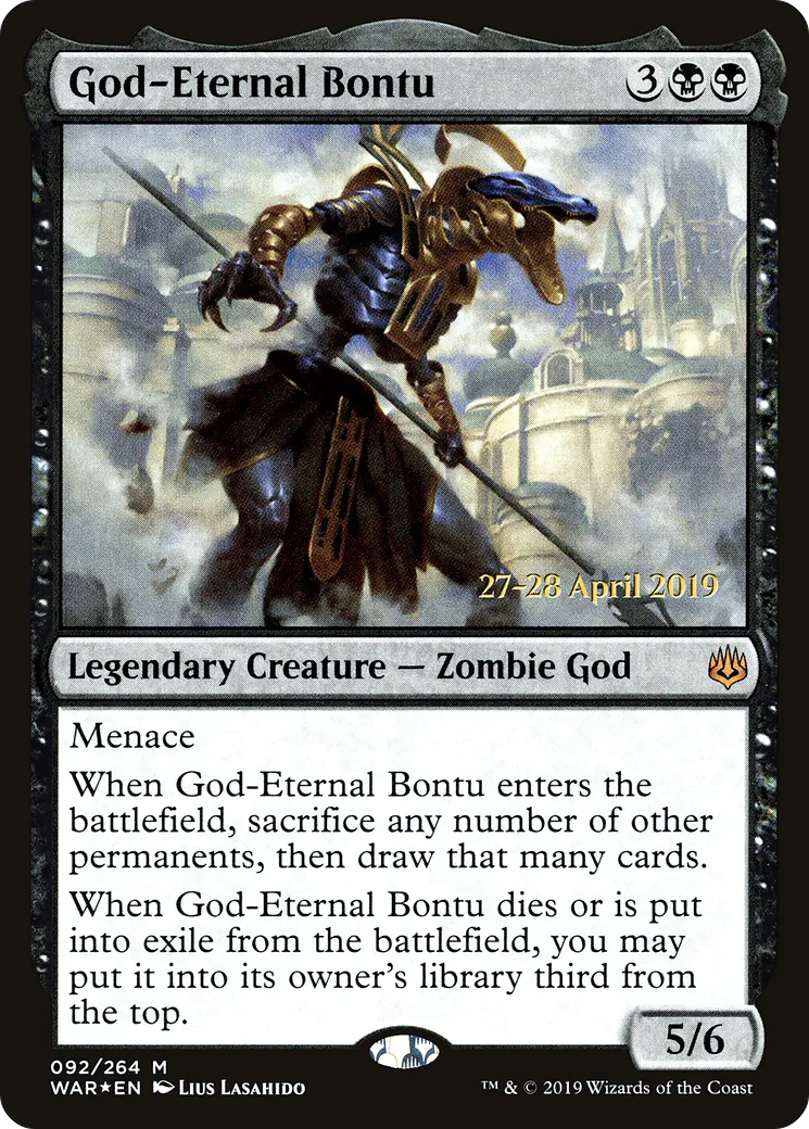 Bontu l'Éternelle-déesse — War of the Spark Promos — Magic: The Gathering