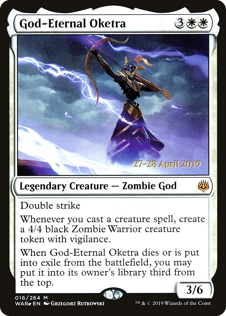 God-Eternal Oketra from War of the Spark Promos - Magic: The Gathering
