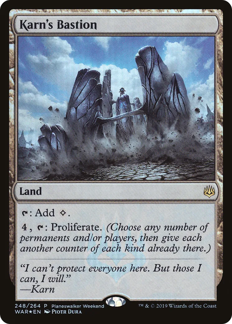 Bastion de Karn — War of the Spark Promos — Magic: The Gathering