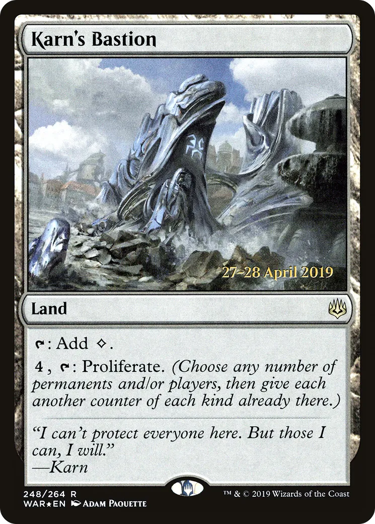 Karn's Bastion — War of the Spark Promos — Magic: The Gathering