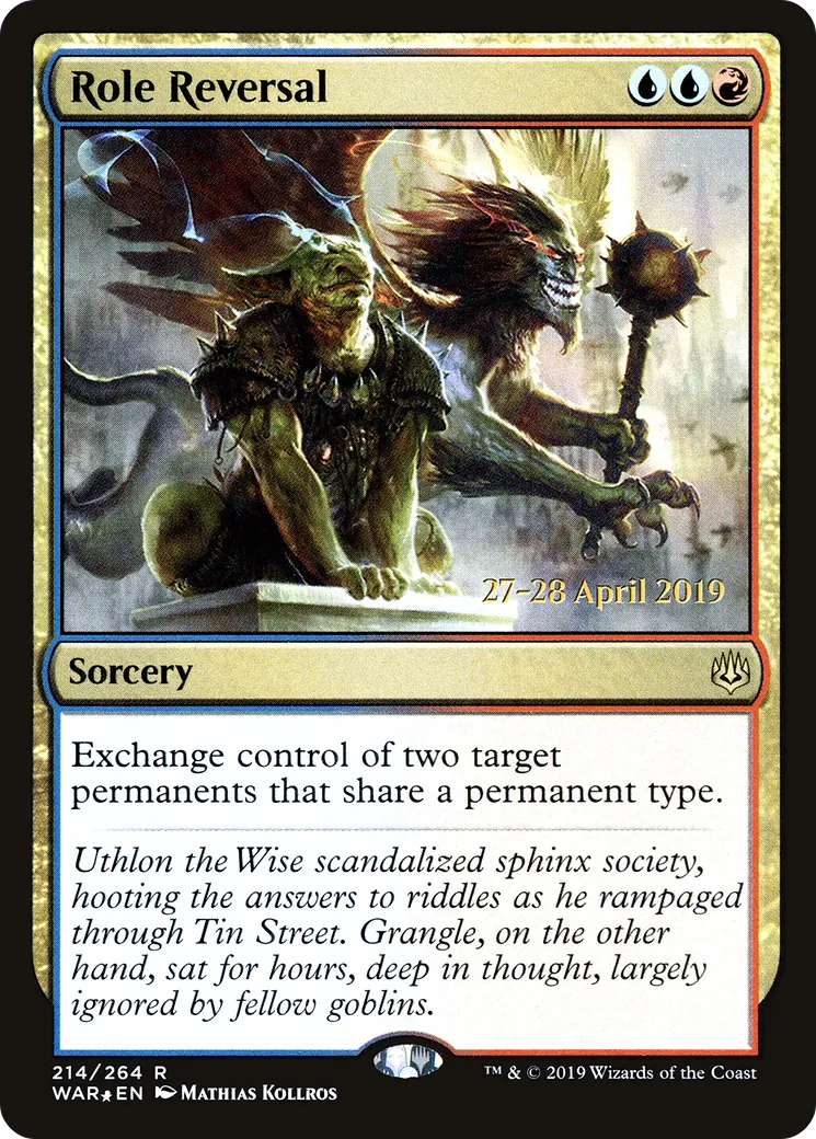 Role Reversal — War of the Spark Promos — Magic: The Gathering