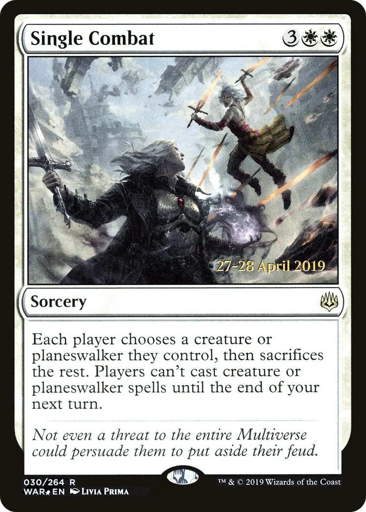 Combat singulier from War of the Spark Promos - Magic: The Gathering