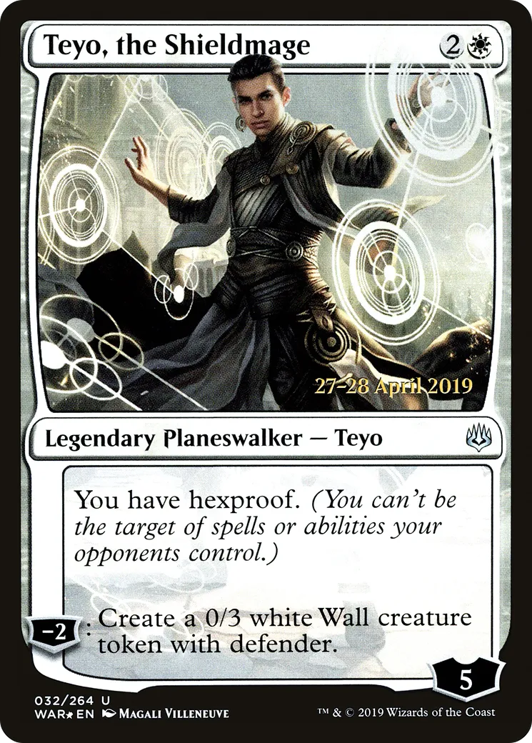Teyo, the Shieldmage — War of the Spark Promos — Magic: The Gathering