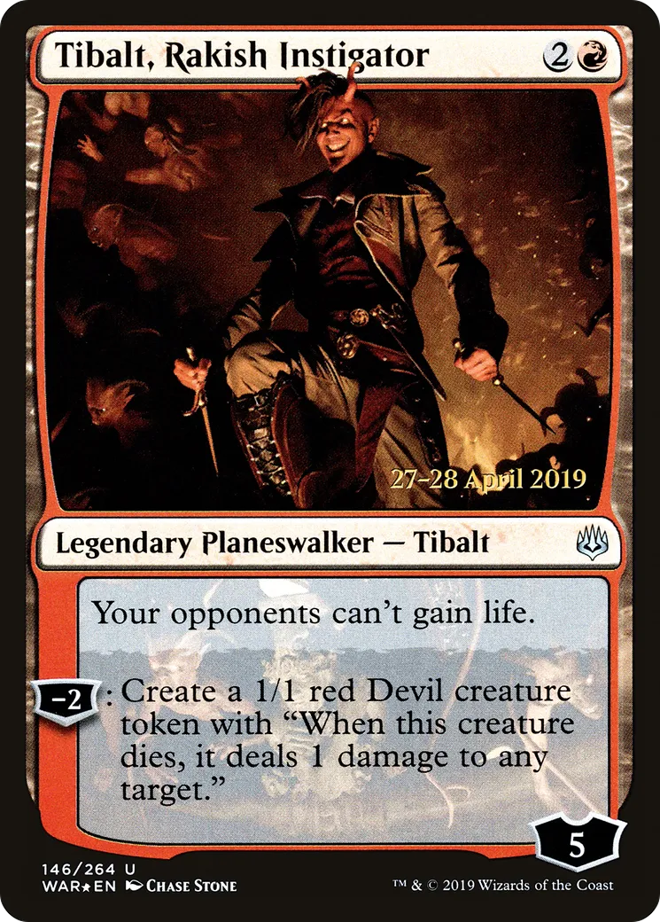 Tibalt, instigateur élancé — War of the Spark Promos — Magic: The Gathering