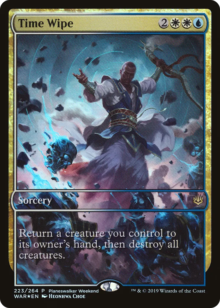 Time Wipe — War of the Spark Promos — Magic: The Gathering