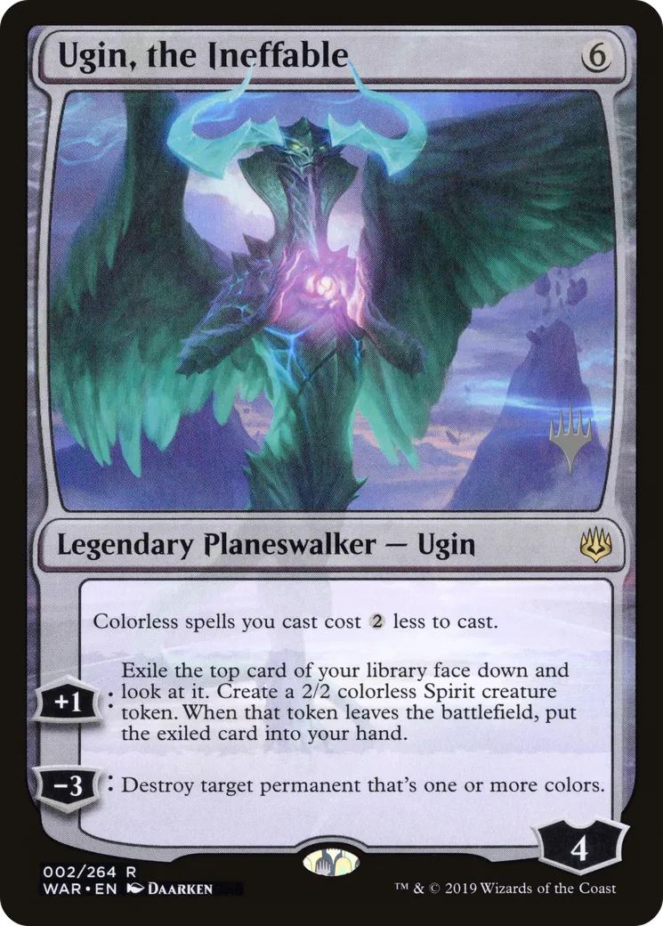 Ugin, the Ineffable — War of the Spark Promos — Magic: The Gathering