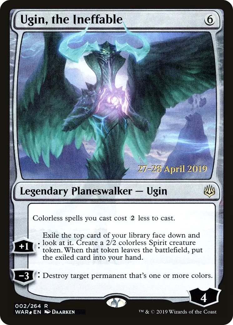 Ugin, the Ineffable — War of the Spark Promos — Magic: The Gathering