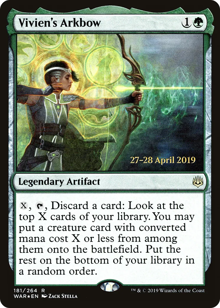 Bestiarc de Vivien — War of the Spark Promos — Magic: The Gathering