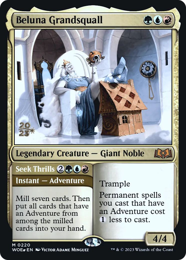 Beluna Grandsquall // Seek Thrills from Wilds of Eldraine Promos - Magic: The Gathering