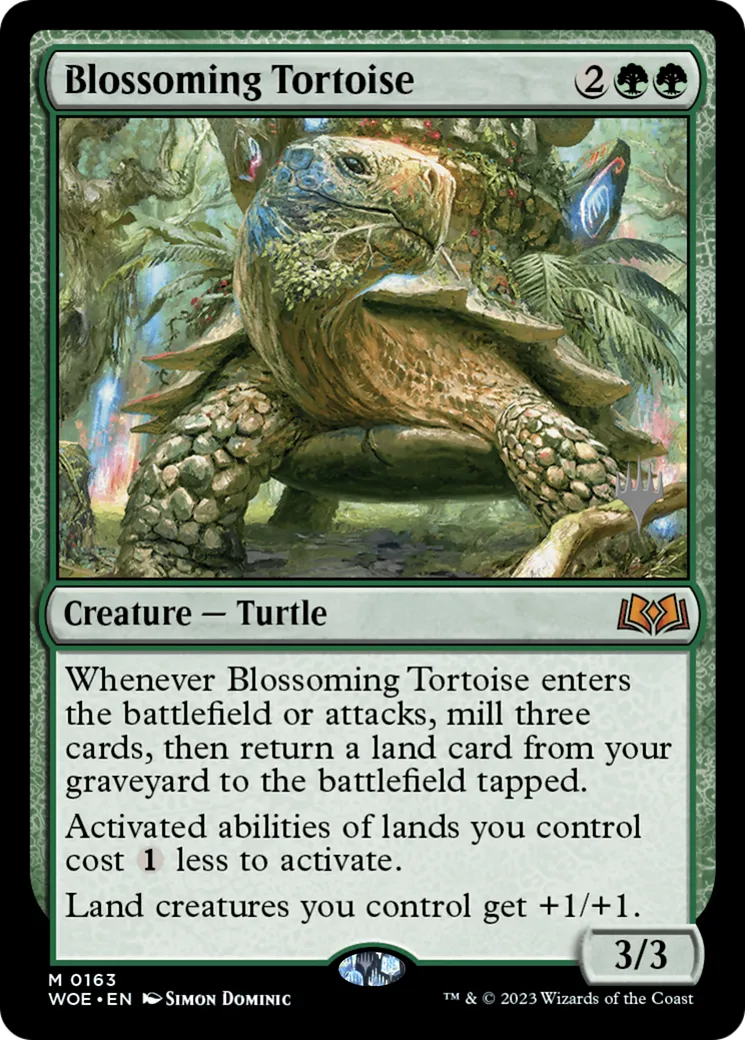 Tortue florissante — Wilds of Eldraine Promos — Magic: The Gathering
