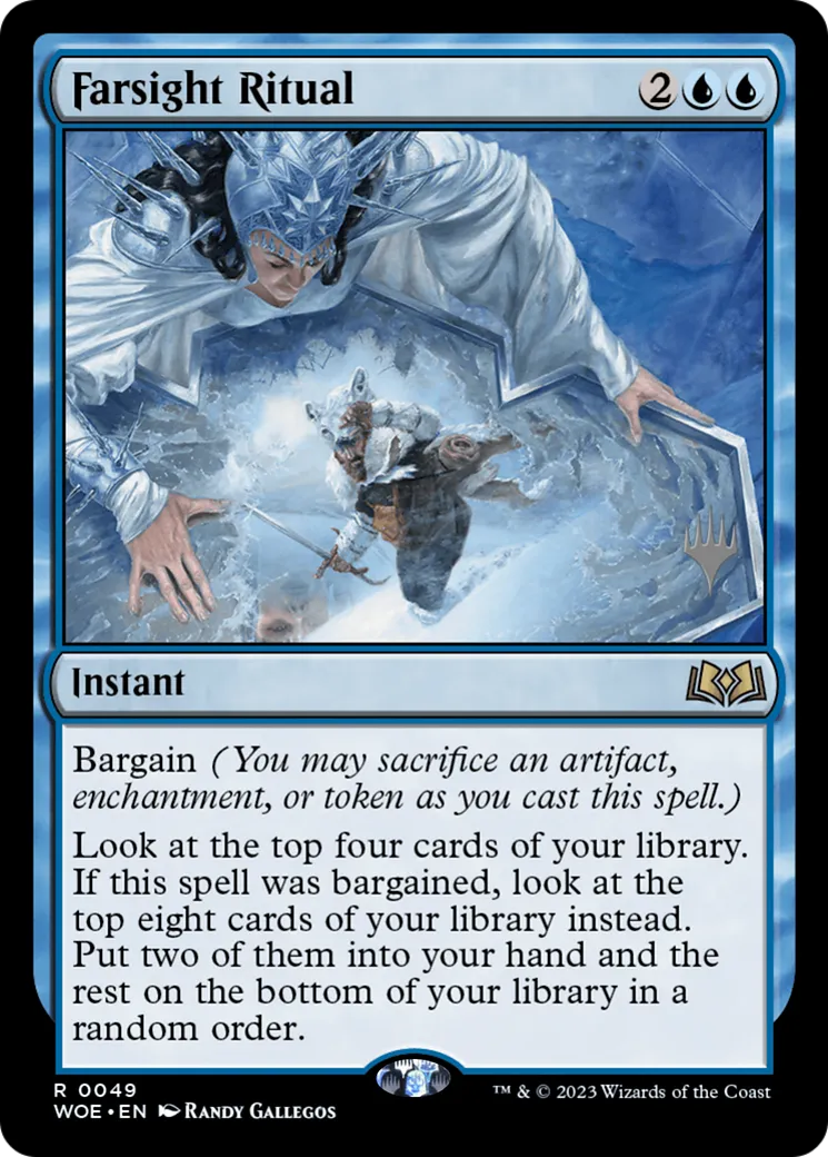 Rite de clairvoyance — Wilds of Eldraine Promos — Magic: The Gathering