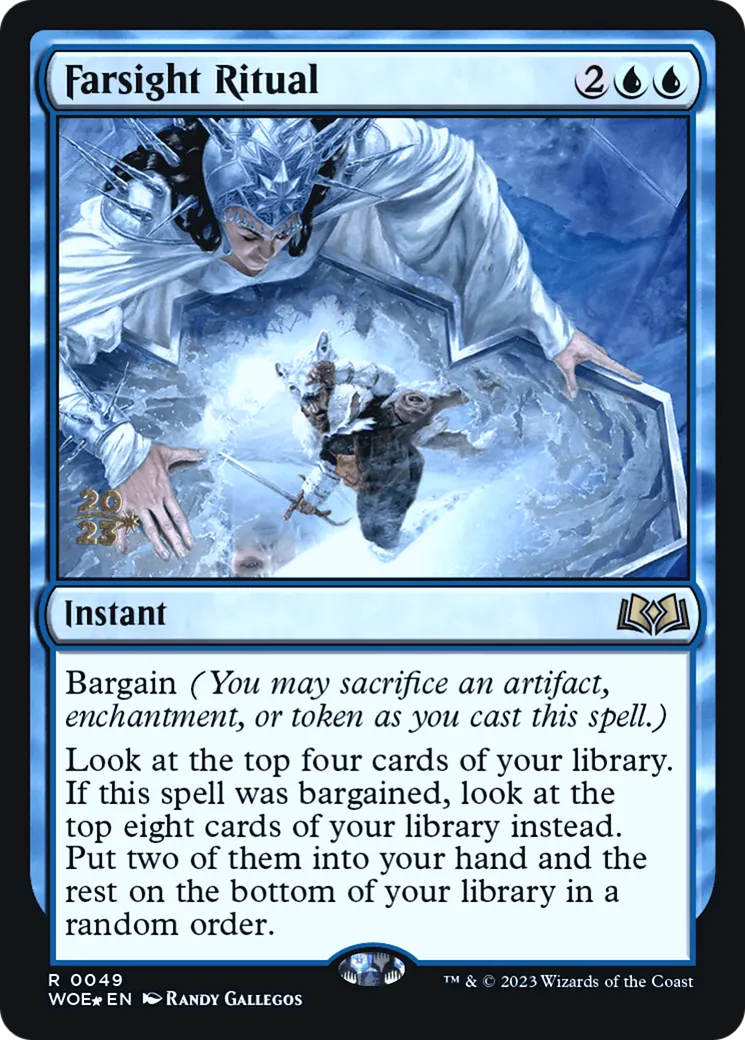 Rite de clairvoyance — Wilds of Eldraine Promos — Magic: The Gathering