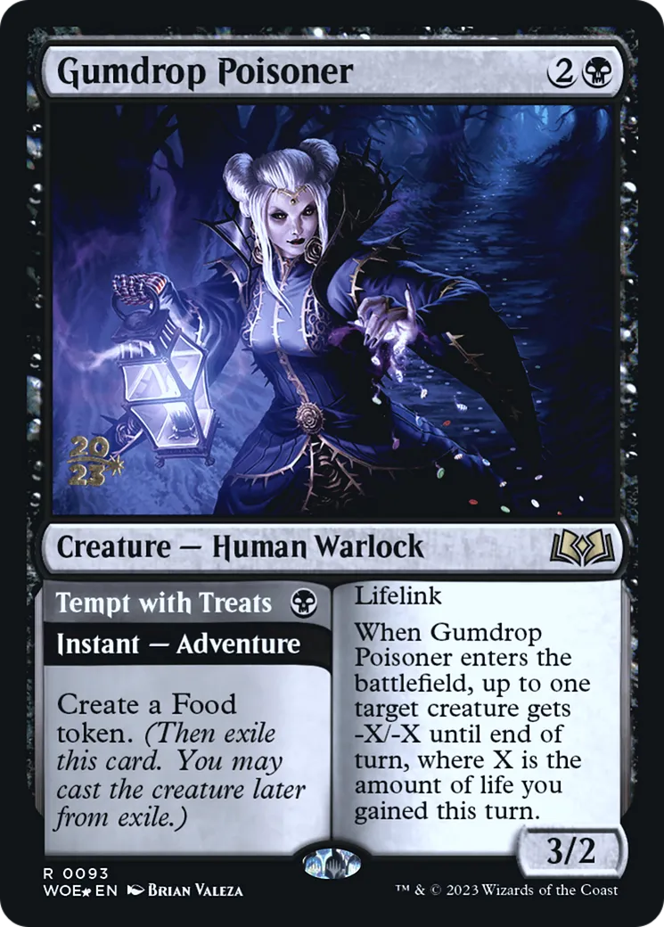 Empoisonneuse à bonbons // Tenter avec des friandises — Wilds of Eldraine Promos — Magic: The Gathering