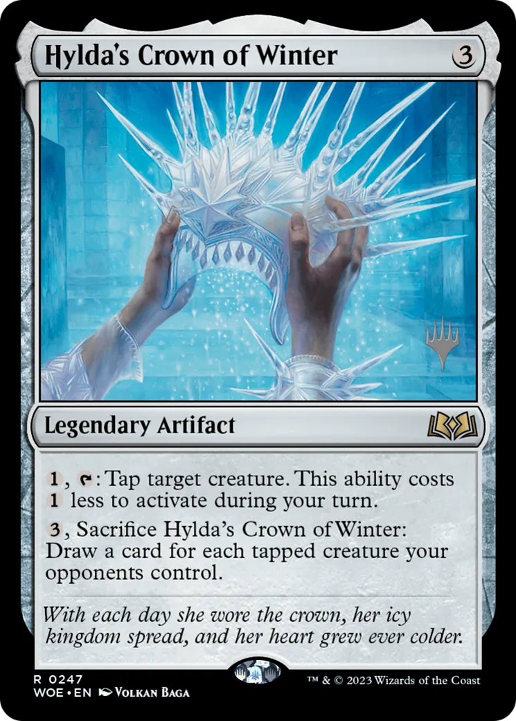 Couronne d'hiver de Hylda — Wilds of Eldraine Promos — Magic: The Gathering