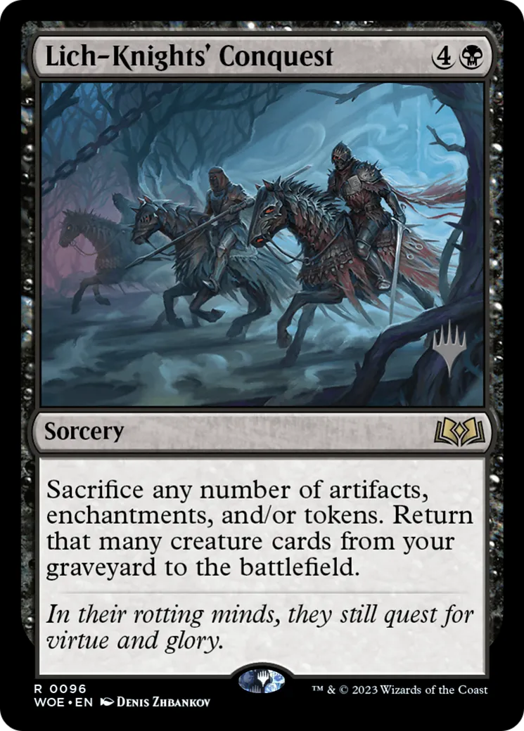 Lich-Knights' Conquest — Wilds of Eldraine Promos — Magic: The Gathering