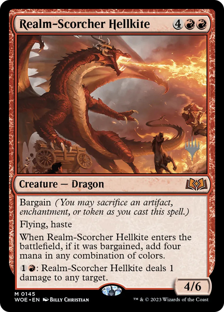 Escouflenfer brûleur de royaumes — Wilds of Eldraine Promos — Magic: The Gathering