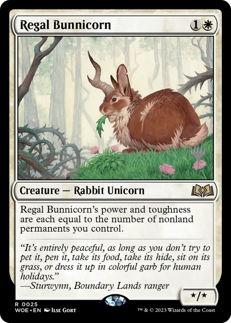 Lapicorne royal — Wilds of Eldraine Promos — Magic: The Gathering