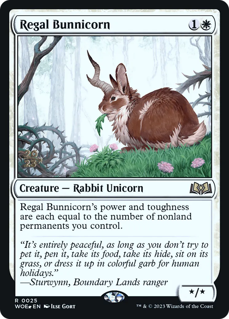 Lapicorne royal — Wilds of Eldraine Promos — Magic: The Gathering