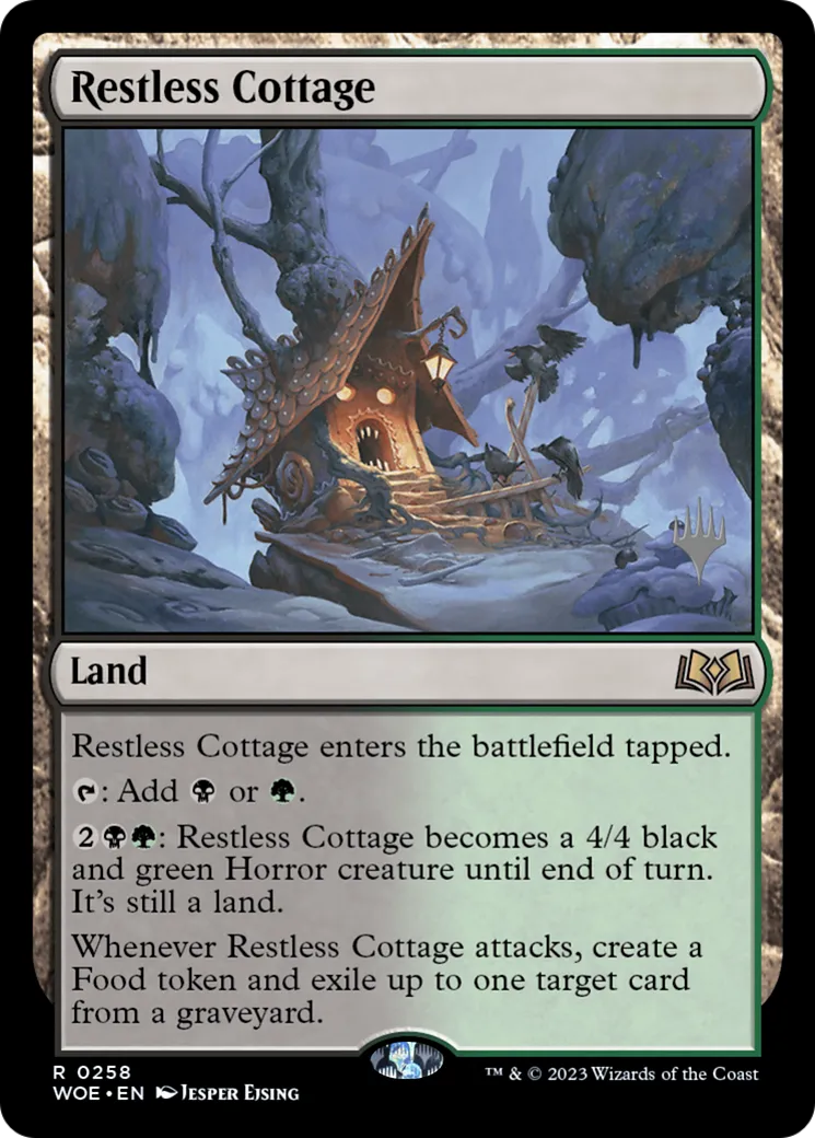 Maisonnette tourmentée — Wilds of Eldraine Promos — Magic: The Gathering