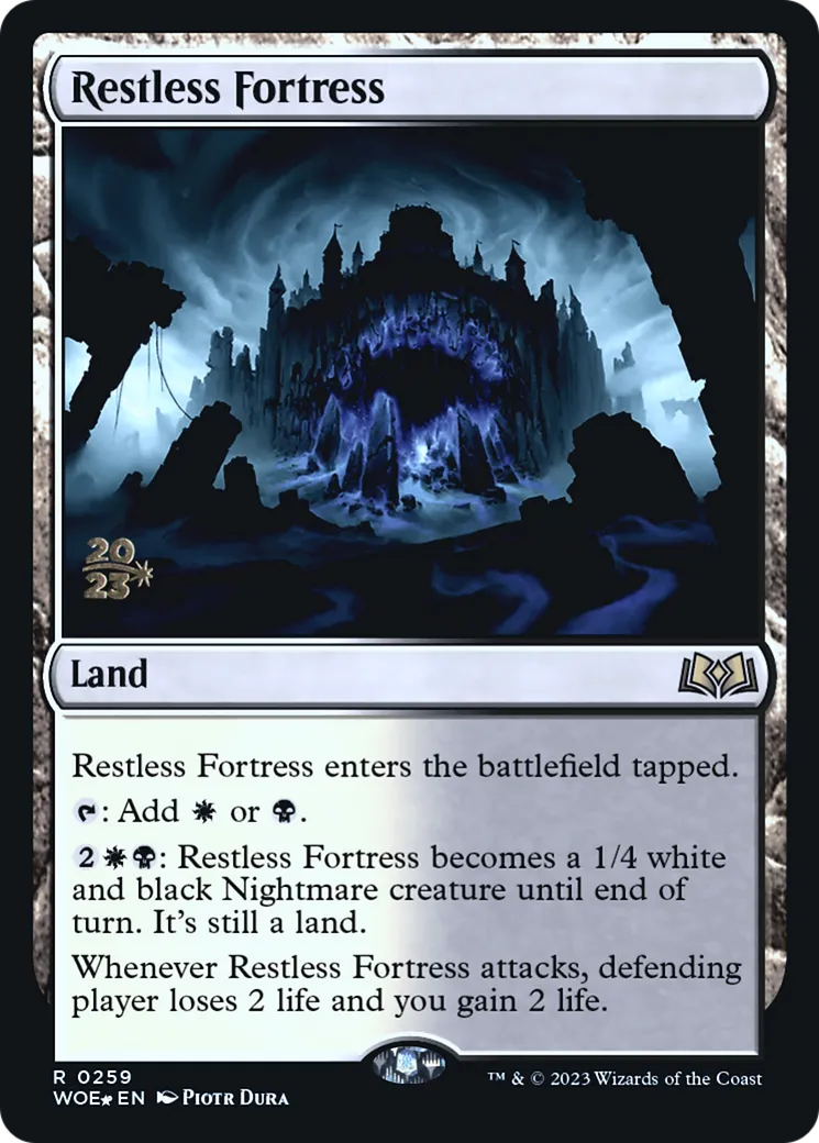 Forteresse tourmentée — Wilds of Eldraine Promos — Magic: The Gathering