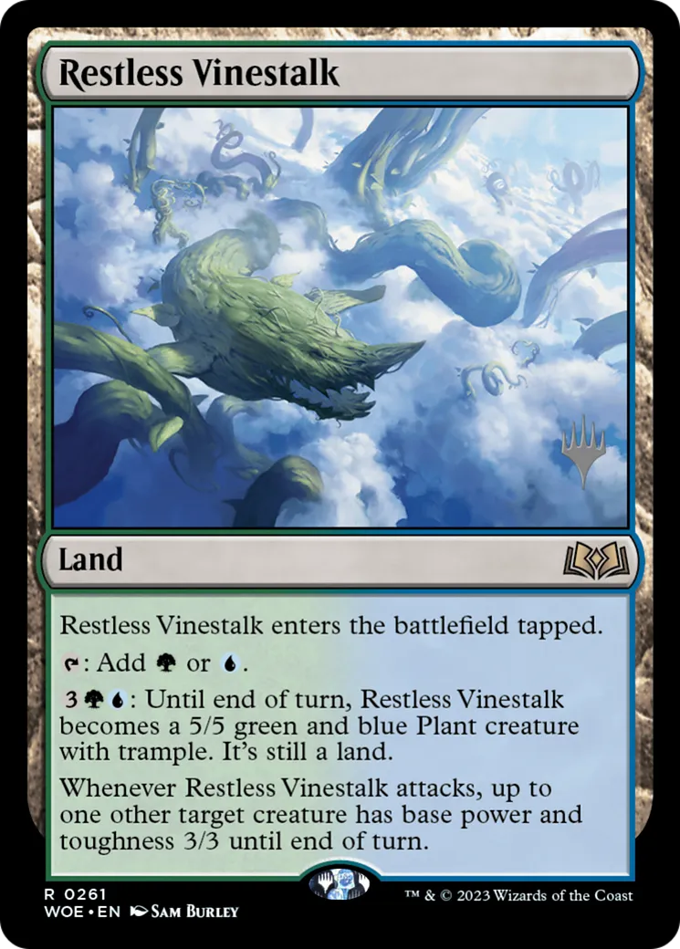 Tige de vigne tourmentée — Wilds of Eldraine Promos — Magic: The Gathering