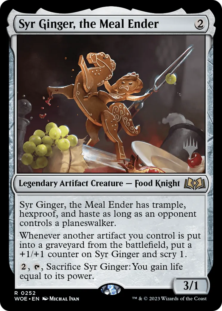 Syr Gingembre, la fin du dessert — Wilds of Eldraine Promos — Magic: The Gathering