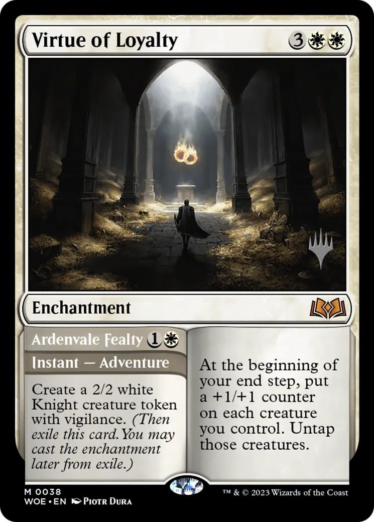 Vertu de loyauté // Allégeance d'Ardenval — Wilds of Eldraine Promos — Magic: The Gathering