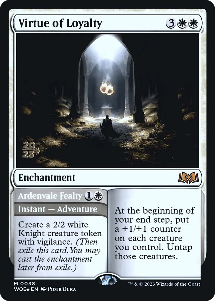 Vertu de loyauté // Allégeance d'Ardenval — Wilds of Eldraine Promos — Magic: The Gathering