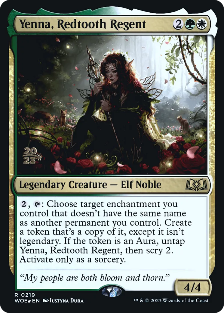Yenna, régente de Croc-rouge — Wilds of Eldraine Promos — Magic: The Gathering