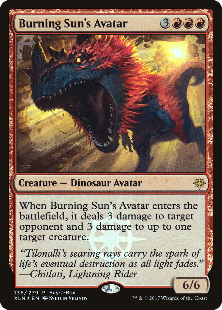 Avatar du Soleil incandescent — Ixalan Promos — Magic: The Gathering