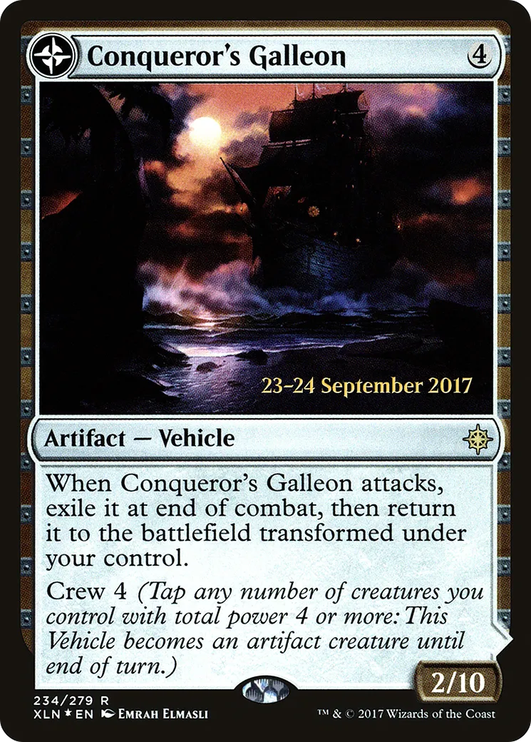 Galion du conquérant // Quartiers du conquérant — Ixalan Promos — Magic: The Gathering