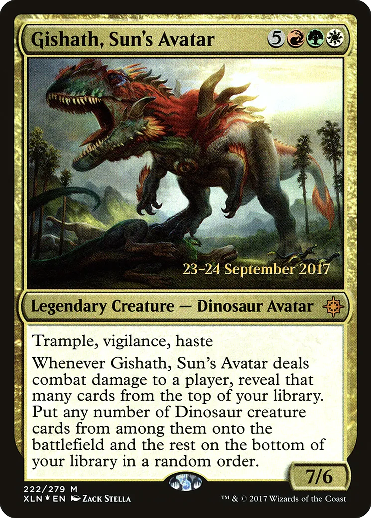 Gishath, avatar du Soleil — Ixalan Promos — Magic: The Gathering