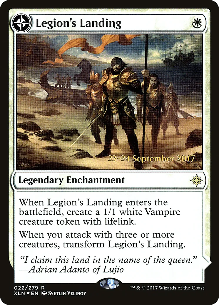 Legion's Landing // Adanto, the First Fort — Ixalan Promos — Magic: The Gathering