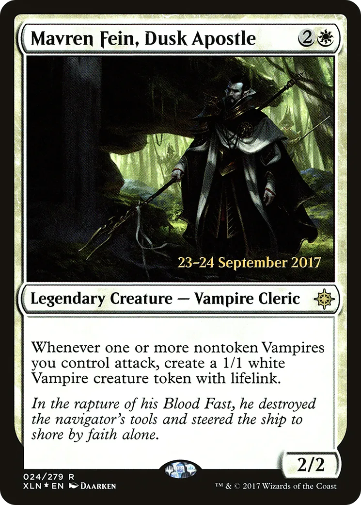 Mavren Fein, Dusk Apostle — Ixalan Promos — Magic: The Gathering