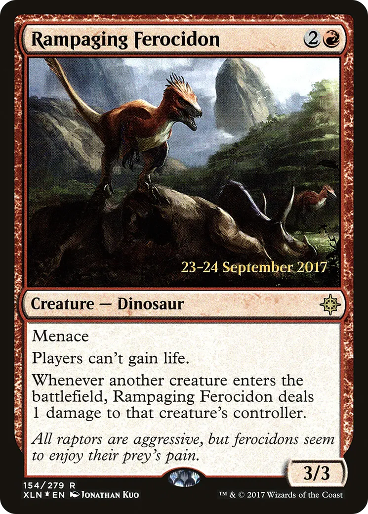 Rampaging Ferocidon — Ixalan Promos — Magic: The Gathering