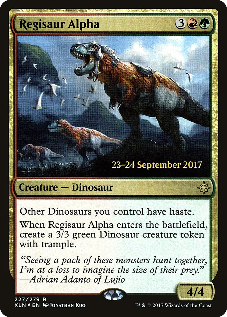 Regisaur Alpha — Ixalan Promos — Magic: The Gathering