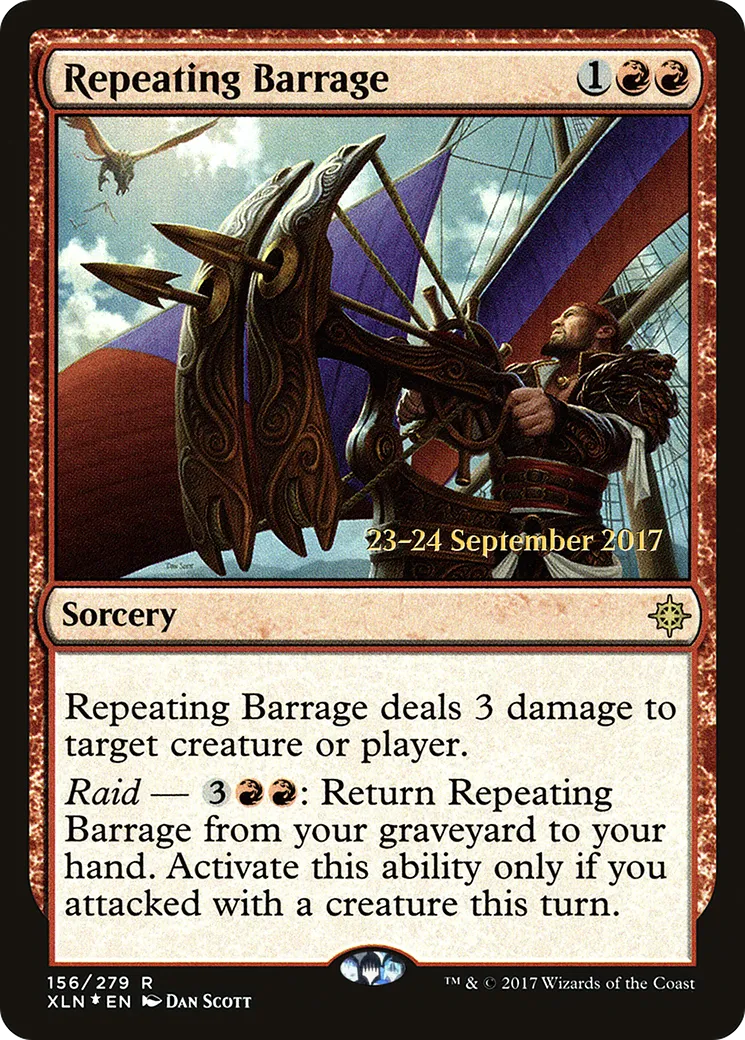 Repeating Barrage — Ixalan Promos — Magic: The Gathering