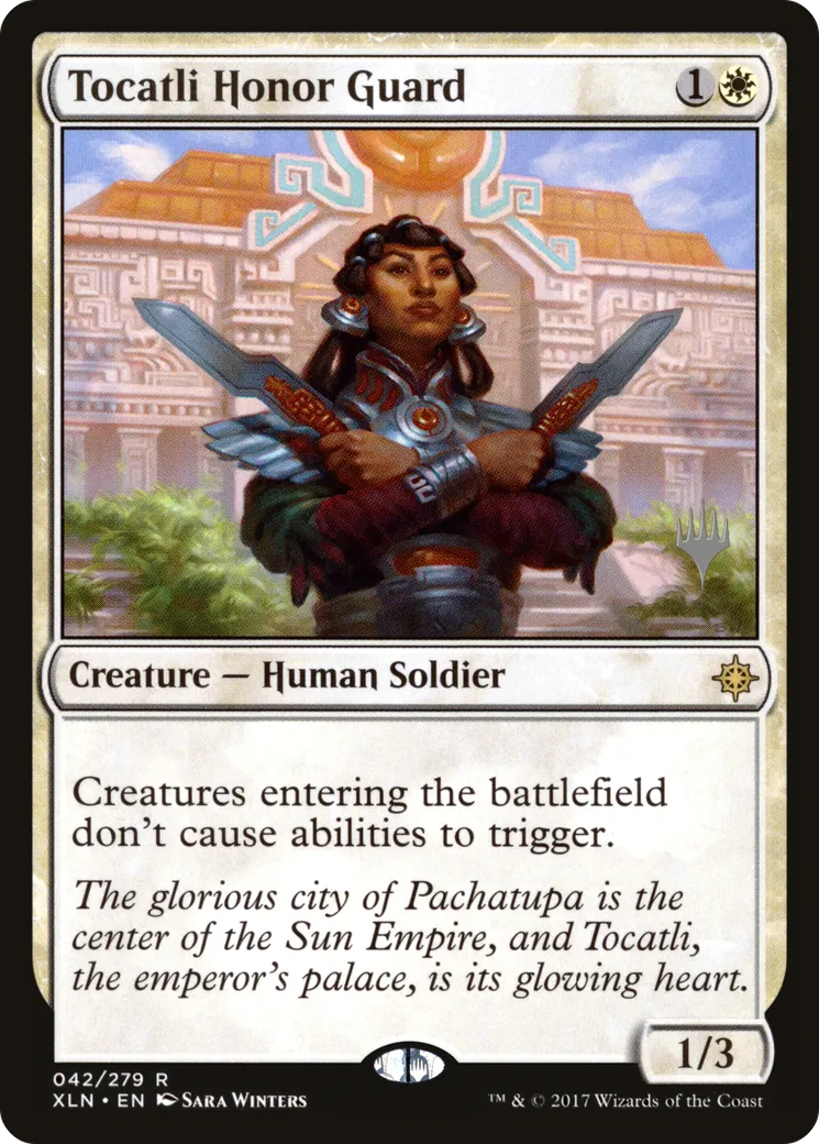 Tocatli Honor Guard — Ixalan Promos — Magic: The Gathering