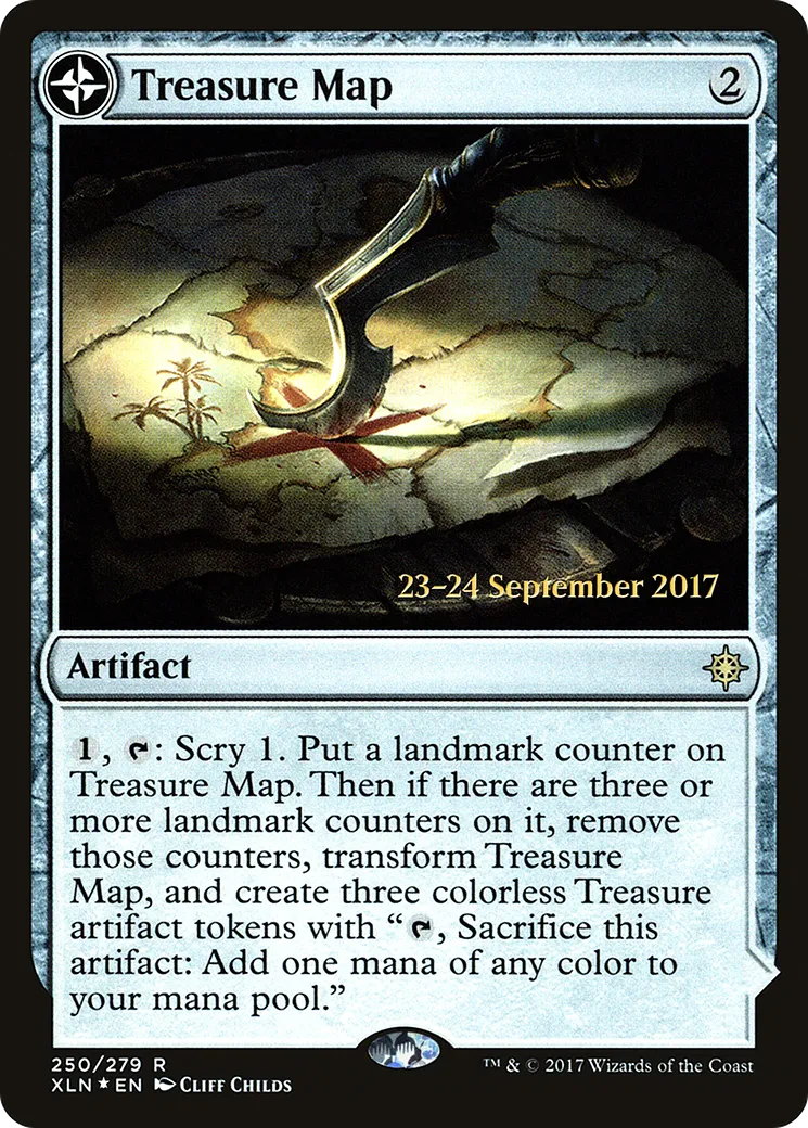 Carte au trésor // Crique au trésor — Ixalan Promos — Magic: The Gathering