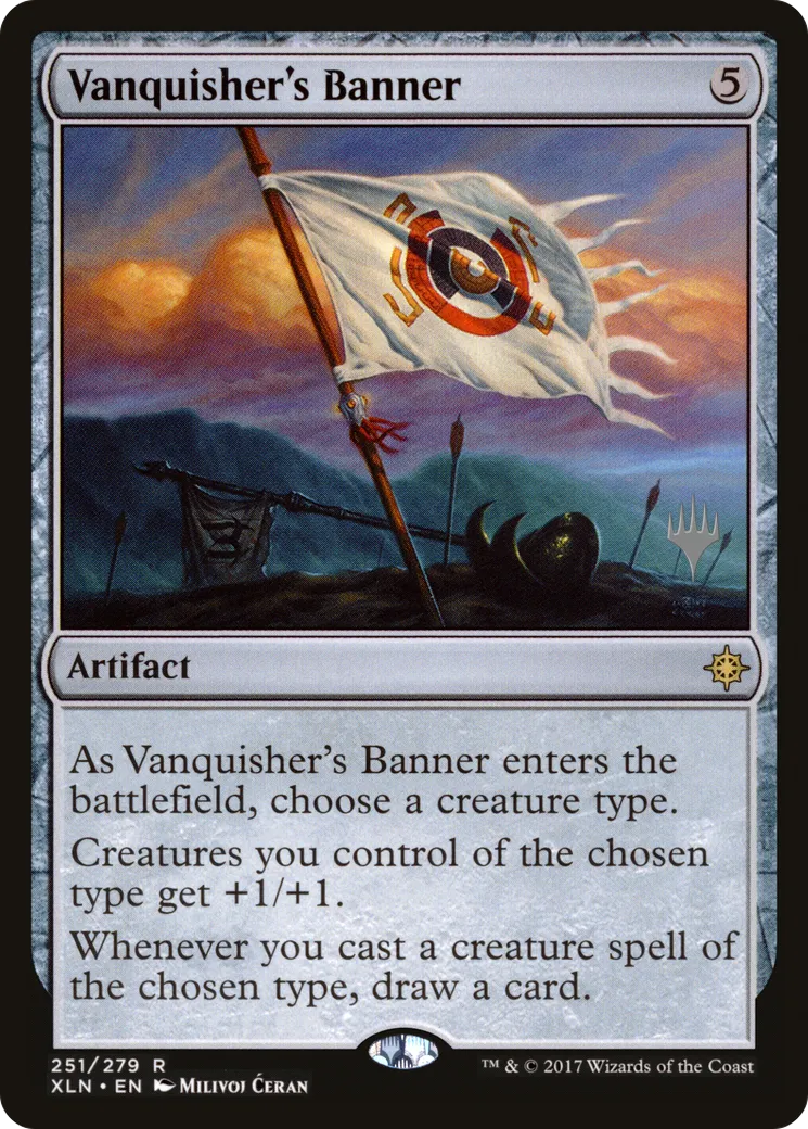 Vanquisher's Banner — Ixalan Promos — Magic: The Gathering
