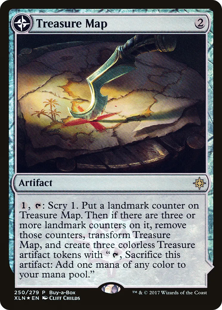 Treasure Map // Treasure Cove — XLN Treasure Chest — Magic: The Gathering