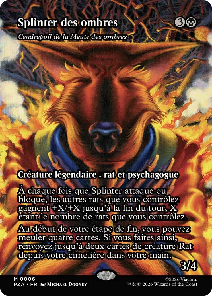 Cendrepoil de la Meute des ombres — Teenage Mutant Ninja Turtles Source Material — Magic: The Gathering