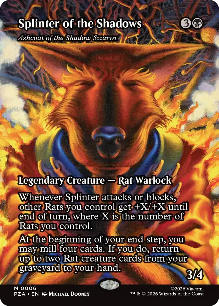 Ashcoat of the Shadow Swarm — Teenage Mutant Ninja Turtles Source Material — Magic: The Gathering