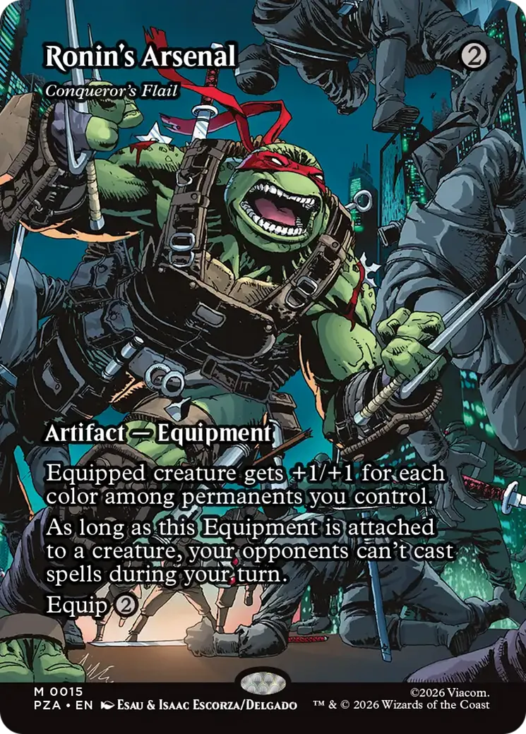 Conqueror's Flail — Teenage Mutant Ninja Turtles Source Material — Magic: The Gathering