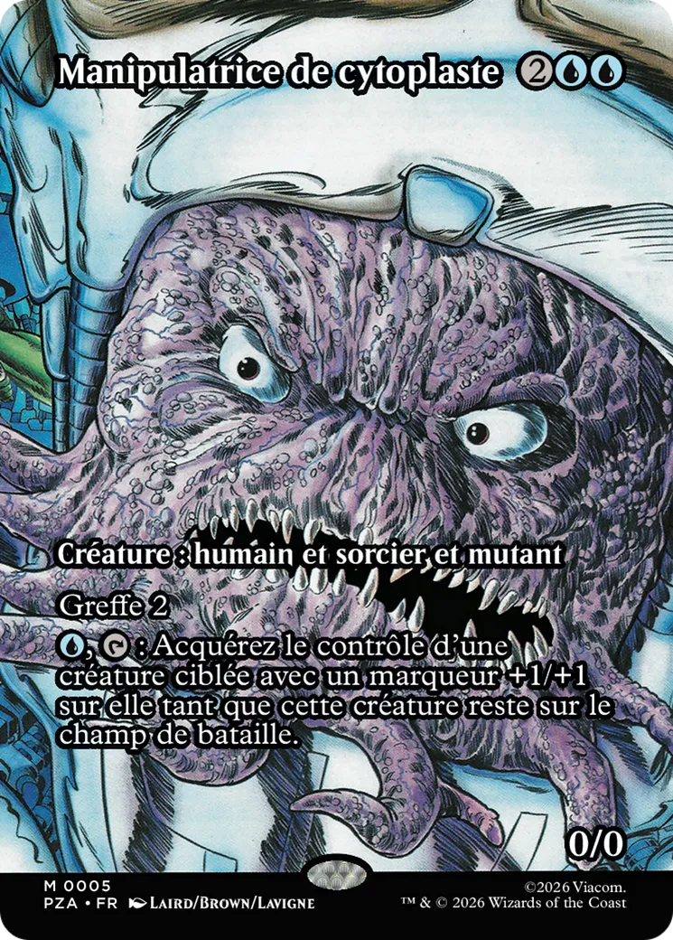 Manipulatrice de cytoplaste — Teenage Mutant Ninja Turtles Source Material — Magic: The Gathering